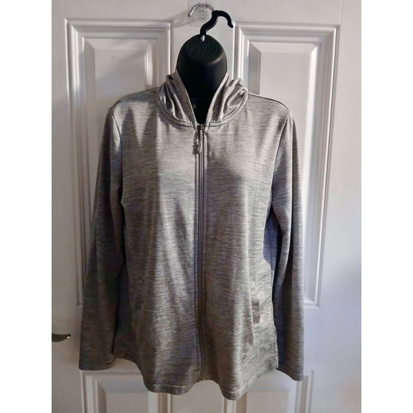 32 Degrees Cool Women's Full Zip Hoodie Grey Size Small GUC JC457 - Picture 6 of 7
